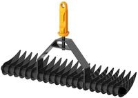 Fiskars OneClick Rasenl&uuml;fter | M&uuml;heloses Wechseln mit nur einem Klick, Geh&auml;rtete