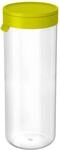 alfi 2465.278.200 Vorratsglas mit Deckel, Borosilikat-Glas L Apfelgr&uuml;n 2,0 l,