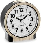 Atlanta Wecker ohne Ticken ger&auml;uscharm mit Licht Snooze Quarz Analog - 2173/30
