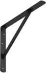 SOTECH 1 St&uuml;ck Regalkonsole 300 x 225 x 30 mm schwarz pulverbeschichtet 
