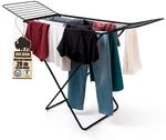 BigDean W&auml;schest&auml;nder 200 cm = 20m extra-hoch & Dicke XXL Leinen | f&uuml;r...