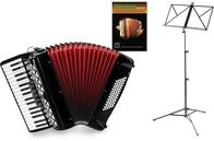 Classic Cantabile 72 Bass Akkordeon "Secondo V" Set Schwarz, 72 Basskn&ouml;pfe | 34
