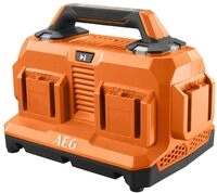 AEG - Ladeger&auml;t 18 V, 6 Anschl&uuml;sse, Netzspannung 220-240 V, f&uuml;r 18 V Akkus...