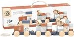 Speedy Monkey 691004 Stapelzug zum Nachziehen, ab 12 Monaten, 40x6,5 cm | motorisches