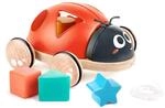 Hape Formensortierer Marienk&auml;fer &ndash; Motorikspielzeug aus Holz, Lernspielzeug zum
