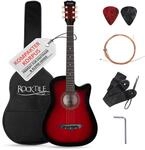 Rocktile WSD-5C-RDB Slim Line Westerngitarren Set Redburst, Allgemein | Modell: