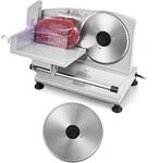 VEVOR Allesschneider Fleischschneider 150 W 65&ndash;90U/min Aufschnittmaschine mit 17 cm