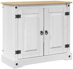 vidaXL Aquariumst&auml;nder Corona Wei&szlig; und Braun 81,5 x 37 x 73 cm 250 kg