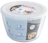 Pyrex 155P001 Runde Form mit Deckel, transparent, 1,6 Liter