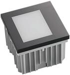 Arcchio LED Wandleuchte au&szlig;en Zamo (Modern) in Schwarz aus Aluminium (1...