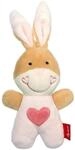 SIGIKID 42804 Rassel Hase Red Stars M&auml;dchen Babyspielzeug empfohlen ab Geburt