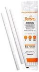 Decora 9260156 8ER-Pack TORTENST&Uuml;TZEN AUS PP NEUTRAL &Oslash; 8 MM X 30 cm, Plastik,