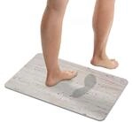 WENKO Badematte Mod. Puna, aus nat&uuml;rlichem Diatomit, rutschfest, wasserabsorbierend