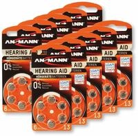 ANSMANN H&ouml;rger&auml;te-Batterie, Hearing AID, PR48, Gr&ouml;&szlig;e 13, 60 St&uuml;ck