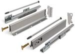 SOTECH Schubkastensystem SO-BOX grau H&ouml;he: 135 mm mit Reling Tiefe: 350 mm 