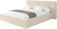 ALTDECOR Polsterbett ohne Matratze RIVO 200x200 - Dunkelbeige | Polsterbett mit