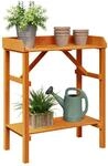 vidaXL Pflanztisch Braun 75 x 40 x 90 cm Massives Kiefernholz