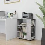 vidaXL Rollschrank Beton grau 60x35x75 cm Holzwerkstoff