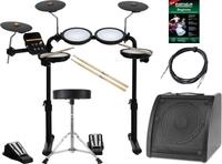 XDrum DD-250 E-Drum Kit, Elektronisches Schlagzeug mit Mesh Heads | 4x 8"...