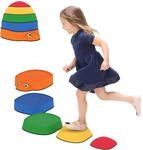AIYAPLAY Balanciersteine f&uuml;r Kinder 5 St&uuml;ck Rutschfeste f&uuml;r 2-8 Jahren 