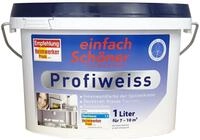 einfach Sch&ouml;ner 1 L. Profiweiss Weiss Wandfarbe der Spitzenklasse