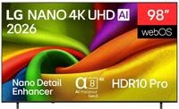 LG 98NU900B6LB 98 Zoll (248 cm) 4K UHD LED AI Smart TV | Alpha 5 AI Prozessor,...