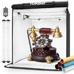 Yorbay Fotostudio Set 52 x 52 x 52 cm CRI>95 mit 162 LED Dimmbar Lichtzelte |...