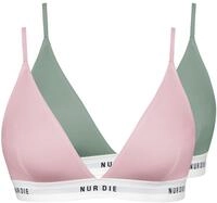 Nur Die 2er Pack Soft BH in verschiedenen Farben sportlich ohne B&uuml;gel b&uuml;gelloser BH