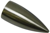 Gardinia Endknopf Aluminum Edelstahl-Optik &Oslash; 16 mm 2