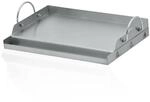 BBQ-Toro Edelstahl Grillplatte | 51 x 32 cm | BBQ Plancha passend f&uuml;r Weber...
