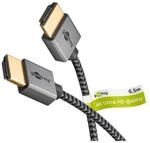 goobay Slim High Speed HDMI Kabel mit Ethernet, 2 Meter / 4K (3840 x 2160) UHD...