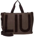 Liu Jo Shopper Schultertasche Check Tote Bag T. Moro braun