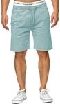 Indicode Herren Kelowna Chino Shorts mit 4 Taschen aus 98% Baumwolle | Bequeme