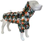Croci Hiking - Regenmantel f&uuml;r Hunde, tragbar, Go Harlekin, Gr&ouml;&szlig;e 40 cm - 195 g
