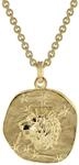 trendor L&ouml;we Sternzeichen &Oslash; 20 mm Herren-Halskette Gold auf Silber 39070-08 