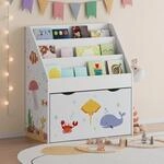 [en.casa] Kinder B&uuml;cherregal Aarnskona Kinderregal Spielzeug Aufbewahrung 70 x...
