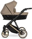 Kunert Ivento Premium 2in1 Kinderwagen mit Goldrahmen, Aluminiumrahmen, Bunt...