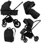BabyLux&reg; Kinderwagen 2in1 CASTOR, Faltbar Leicht Kombikinderwagen Set | incl.