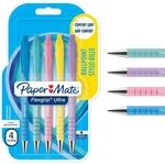 Paper Mate Flexgrip Ultra-Druckkugelschreiber | mittlere Spitze (1,0 mm) | schwarze