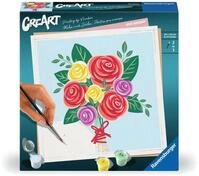 Ravensburger CreArt Rosenstrau&szlig; - Malen nach Zahlen f&uuml;r Erwachsene | DIY Malset mit