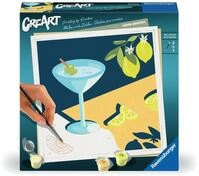 Ravensburger CreArt Mocktail Zitrone - Malen nach Zahlen f&uuml;r Erwachsene | DIY Malset