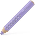 Faber-Castell - Buntstift Grippy Lila 3-in-1 Malstift | Dicker Farbstift f&uuml;r