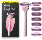 Wilkinson Sword Intuition Quattro Rasierer f&uuml;r Damen, XL-Pack,...