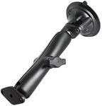 Ram Mount Twist 22,9 cm Lock Saugnapf-Halterung mit langem Doppelsteckarm und