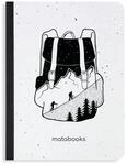 Matabooks, nachhaltige und vegane Notizb&uuml;cher A6 aus Graspapier, Samenbuch, 102