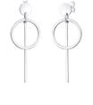 Elli Ohrringe Damen Ohrh&auml;nger Geo Kreis Basic Minimal Cool 925 Silber