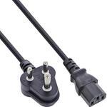 InLine 16652R Netzkabel, Netzstecker S&uuml;dafrika 5A Typ D auf Kaltger&auml;testecker...