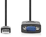 Nedis USB auf Stecker auf RS232 Stecker USB 2.0 C Konverter