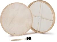 Classic Cantabile FD-24 Frame Drum, stimmbar, Naturfell, Esche, 24 Zoll | 62 cm
