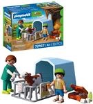 PLAYMOBIL | Country | Landtier&auml;rztin | Tierarzt‑Set mit K&auml;lbchen, Behandlungsbox